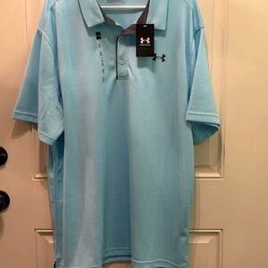 Under Armour Men's Sky Blue Polo Shirt